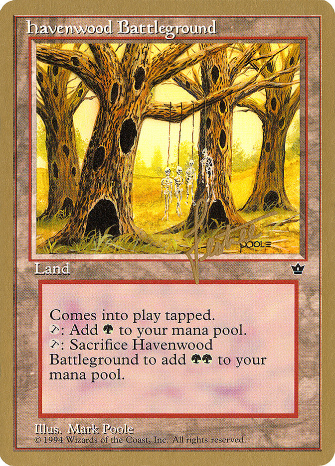 Havenwood Battleground (Bertrand Lestree) [Pro Tour Collector Set] | Galaxy Games LLC