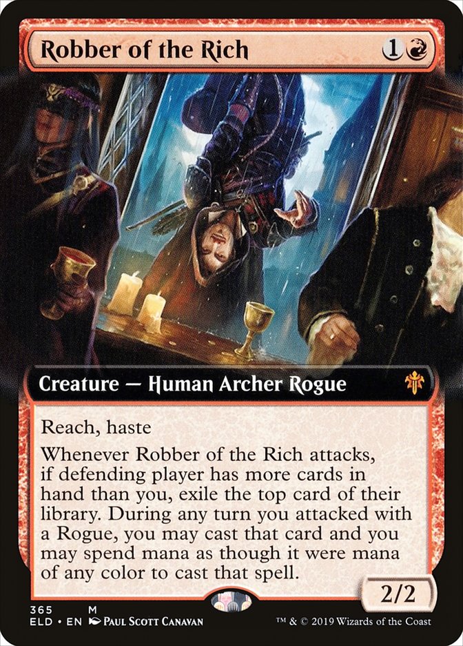 Robber of the Rich (Extended Art) [Throne of Eldraine] | Galaxy Games LLC