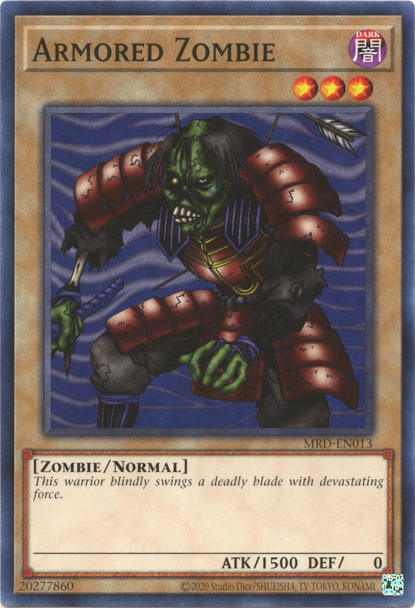 Armored Zombie (25th Anniversary) [MRD-EN013] Common | Galaxy Games LLC