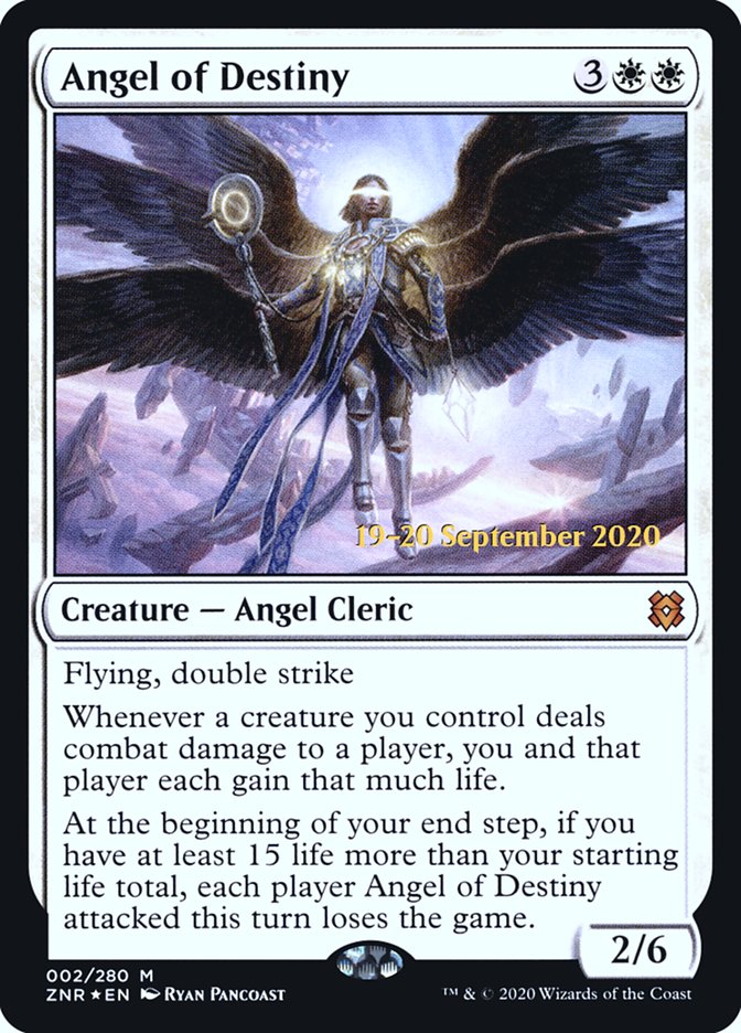 Angel of Destiny [Zendikar Rising Prerelease Promos] | Galaxy Games LLC