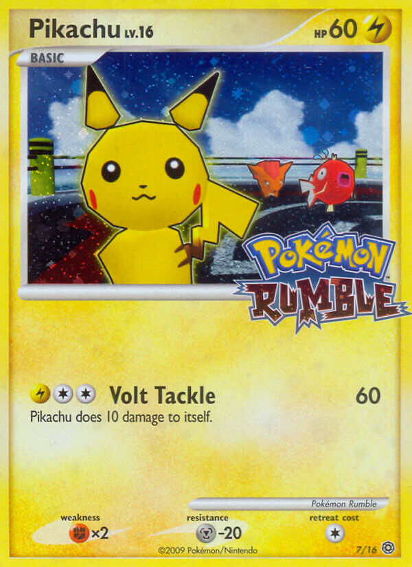 Pikachu (7/16) [Pokémon Rumble] | Galaxy Games LLC