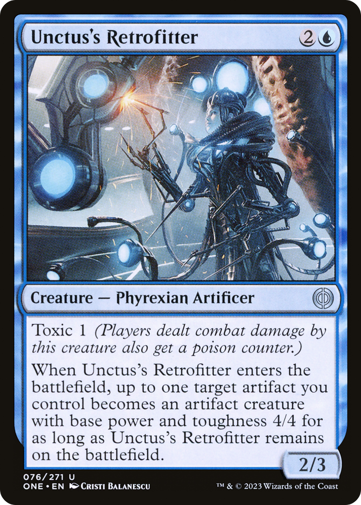 Unctus's Retrofitter [Phyrexia: All Will Be One] | Galaxy Games LLC