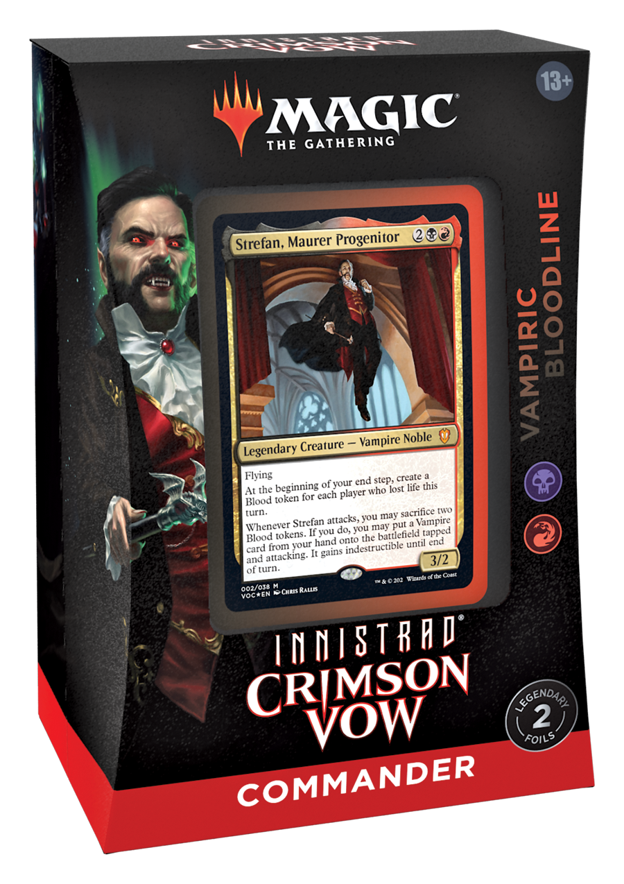 Innistrad: Crimson Vow - Commander Deck Display | Galaxy Games LLC