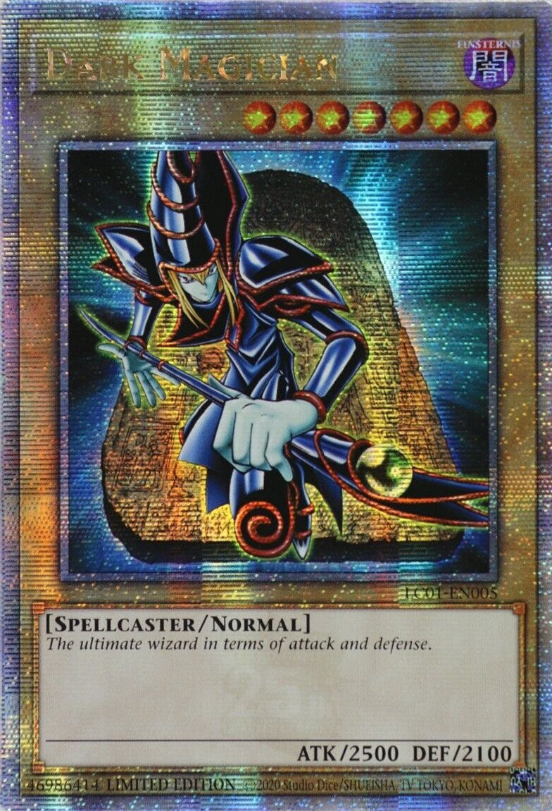 Dark Magician (25th Anniversary) [LC01-EN005] Quarter Century Secret Rare | Galaxy Games LLC