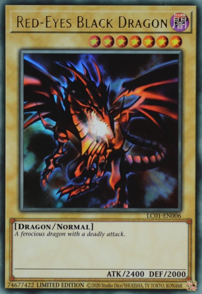 Red-Eyes Black Dragon (25th Anniversary) [LC01-EN006] Ultra Rare | Galaxy Games LLC