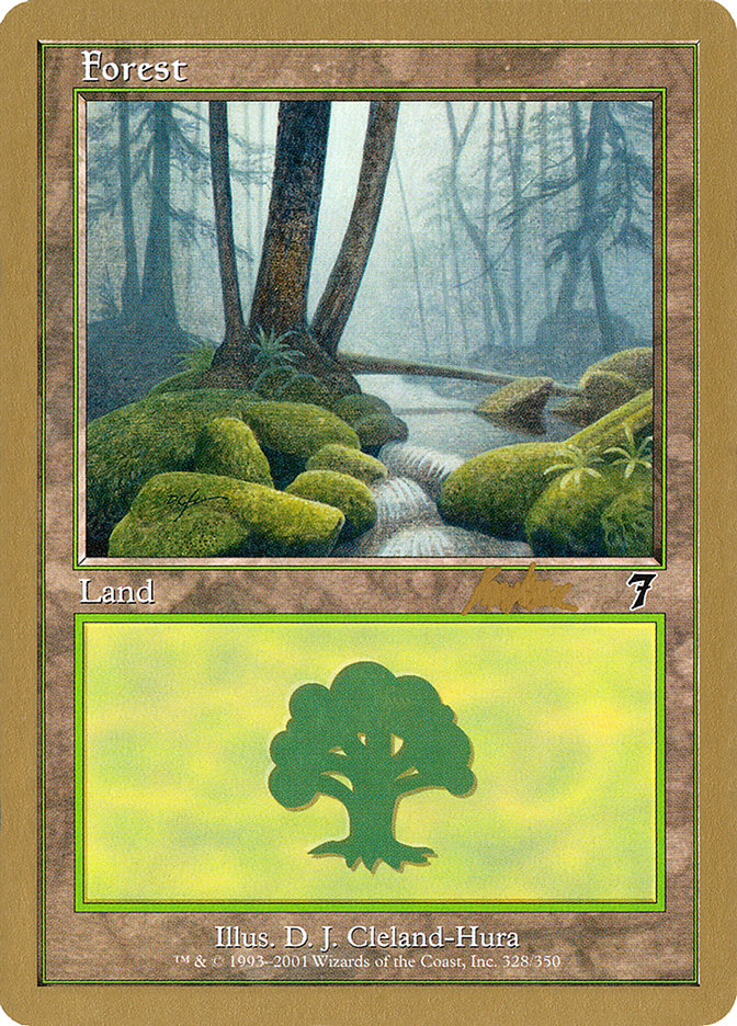 Forest (328) (Brian Kibler) [World Championship Decks 2002] | Galaxy Games LLC