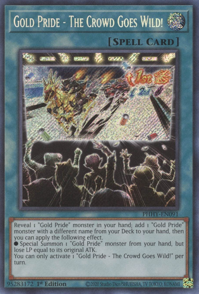 Gold Pride - The Crowd Goes Wild! [PHHY-EN091] Secret Rare | Galaxy Games LLC