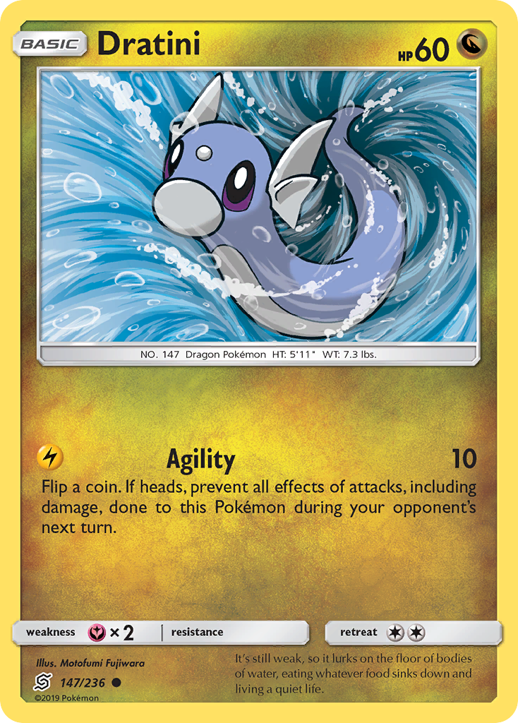 Dratini (147/236) [Sun & Moon: Unified Minds] | Galaxy Games LLC