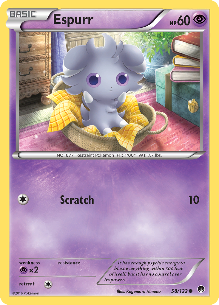 Espurr (58/122) [XY: BREAKpoint] | Galaxy Games LLC