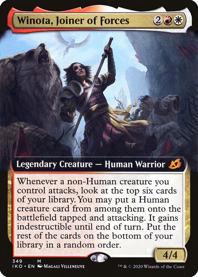 Winota, Joiner of Forces (Extended Art) [Ikoria: Lair of Behemoths] | Galaxy Games LLC