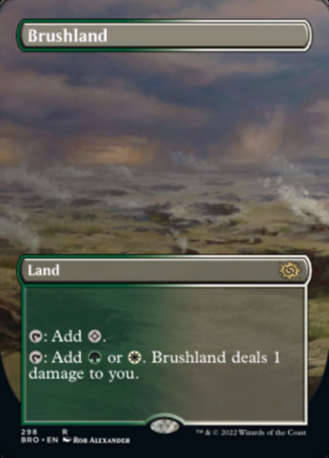 Brushland (Borderless Alternate Art) [The Brothers' War] | Galaxy Games LLC