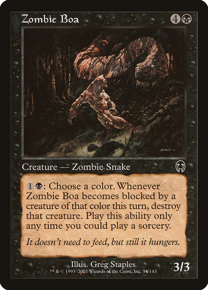 Zombie Boa [Apocalypse] | Galaxy Games LLC