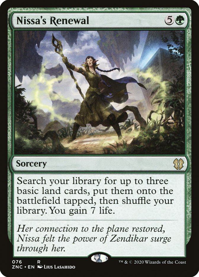 Nissa's Renewal [Zendikar Rising Commander] | Galaxy Games LLC