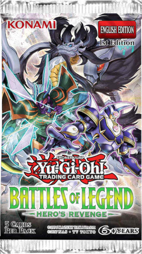 Battles of Legend: Hero's Revenge - Booster Pack (1st Edition) | Galaxy Games LLC
