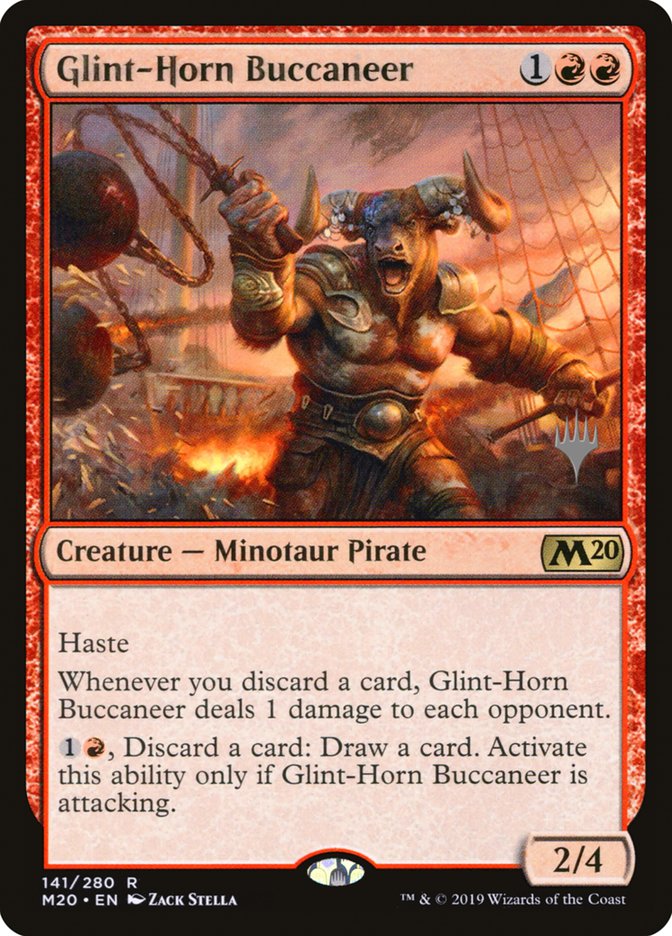 Glint-Horn Buccaneer (Promo Pack) [Core Set 2020 Promos] | Galaxy Games LLC