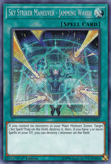 Sky Striker Maneuver - Jamming Waves! [DASA-EN032] Secret Rare | Galaxy Games LLC