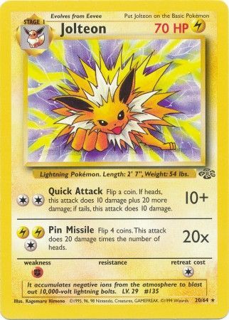 Jolteon (20/64) [Jungle Unlimited] | Galaxy Games LLC