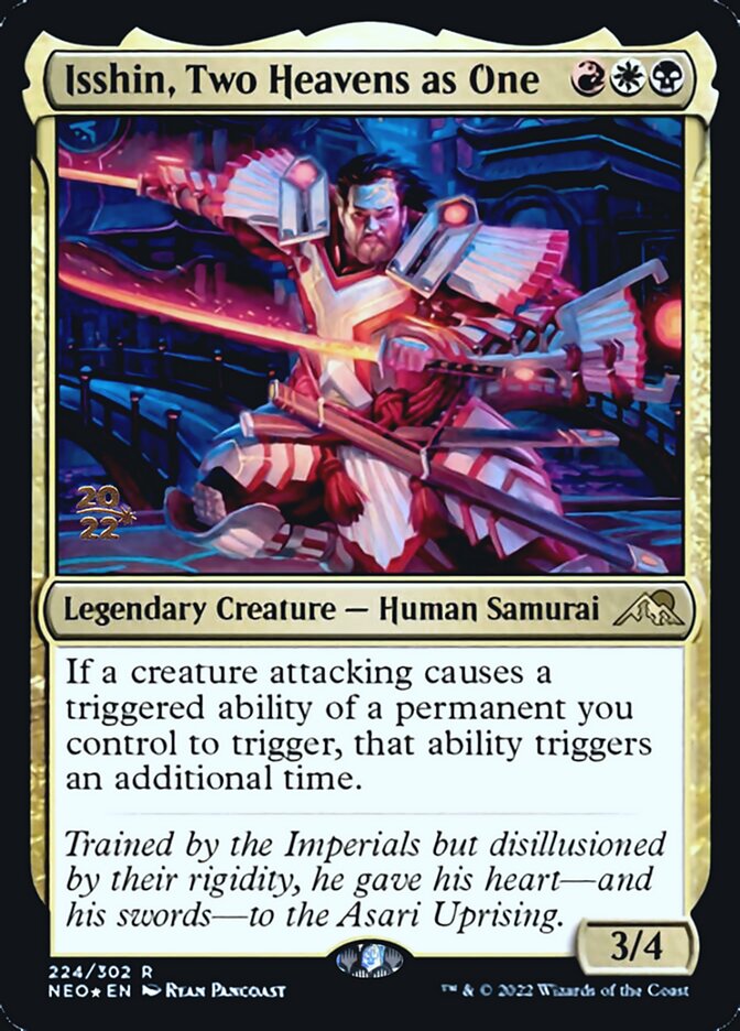 Isshin, Two Heavens as One [Kamigawa: Neon Dynasty Prerelease Promos] | Galaxy Games LLC