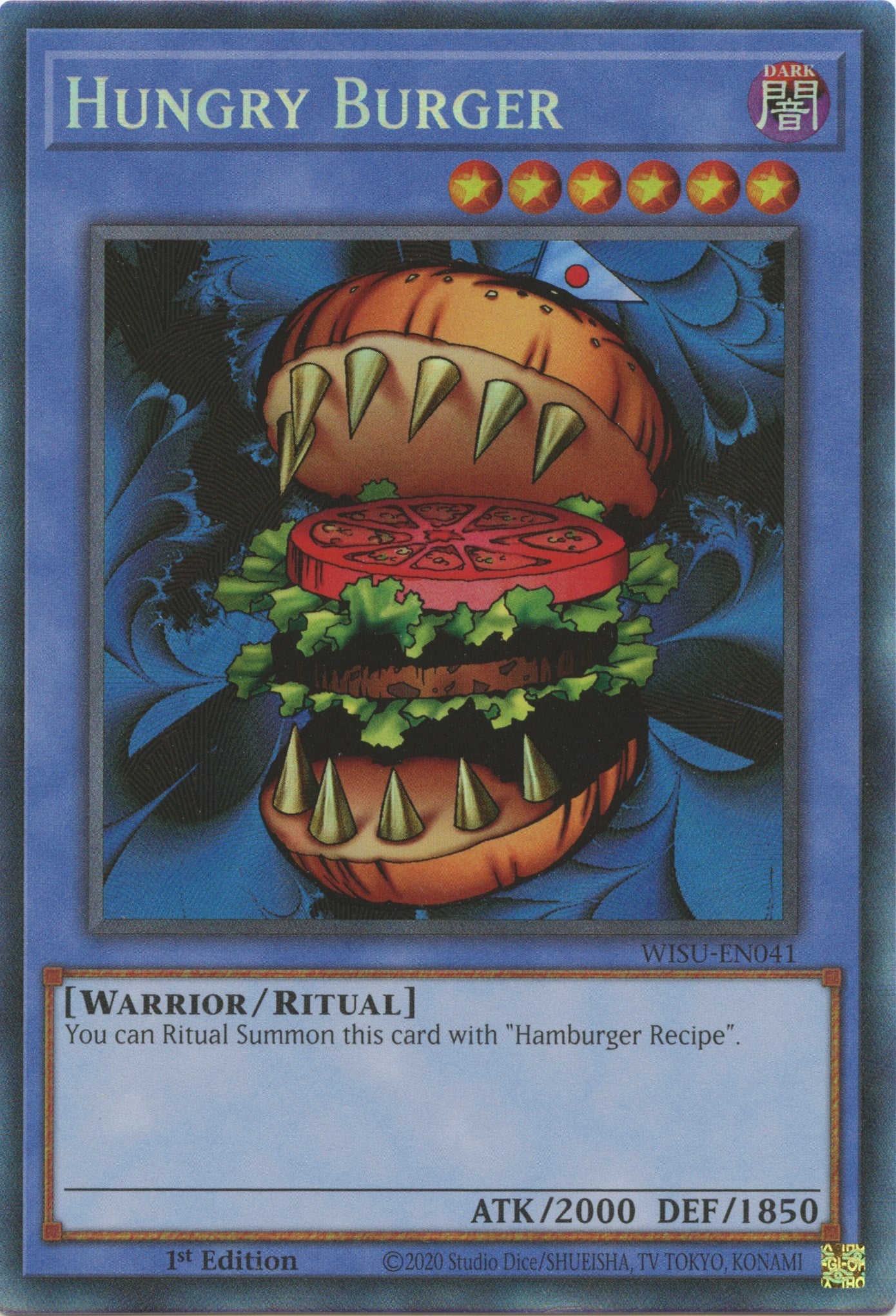 Hungry Burger [WISU-EN041] Collector's Rare | Galaxy Games LLC