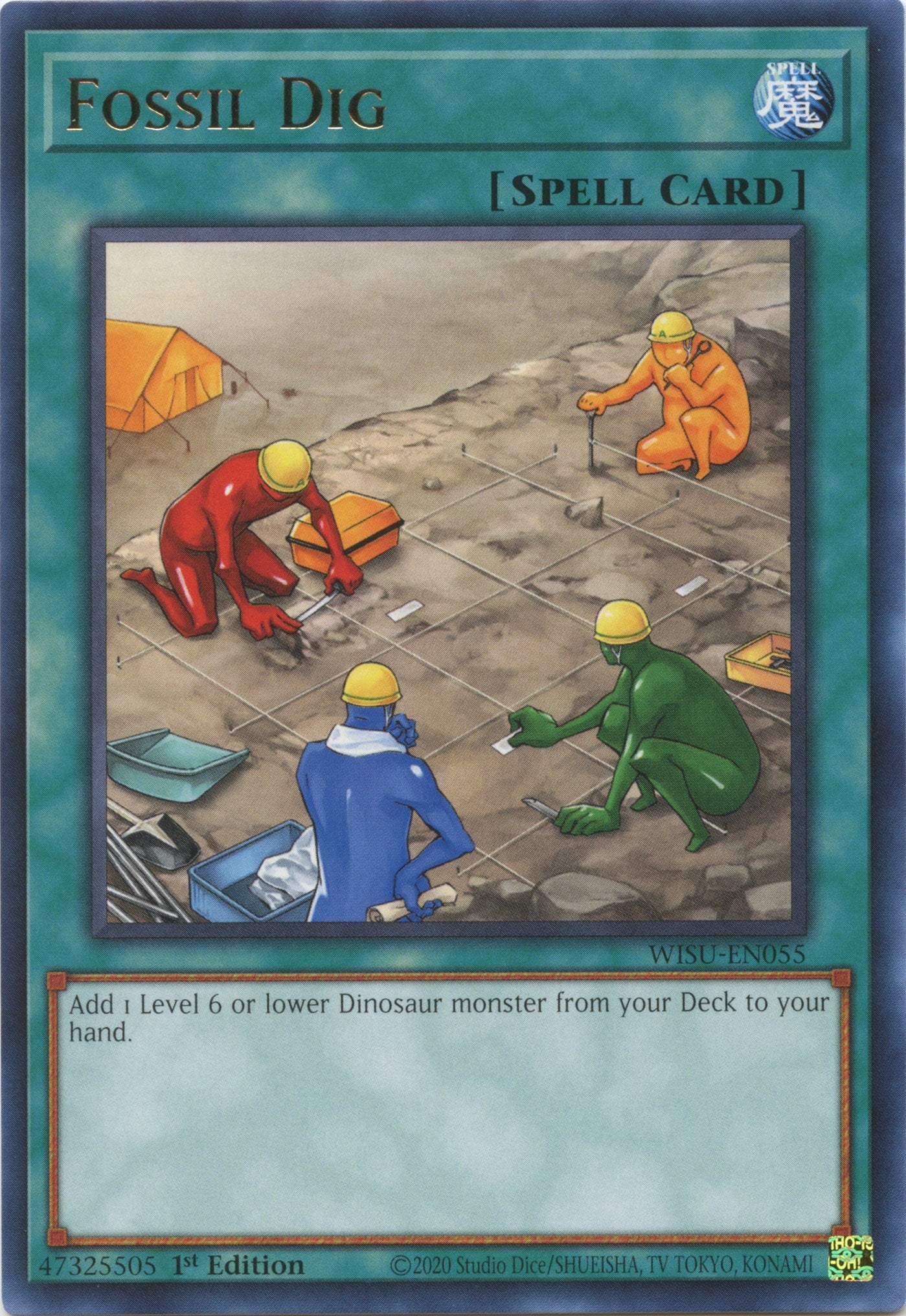 Fossil Dig [WISU-EN055] Rare | Galaxy Games LLC