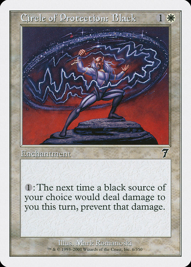 Circle of Protection: Black [Seventh Edition] | Galaxy Games LLC