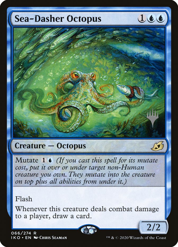 Sea-Dasher Octopus (Promo Pack) [Ikoria: Lair of Behemoths Promos] | Galaxy Games LLC