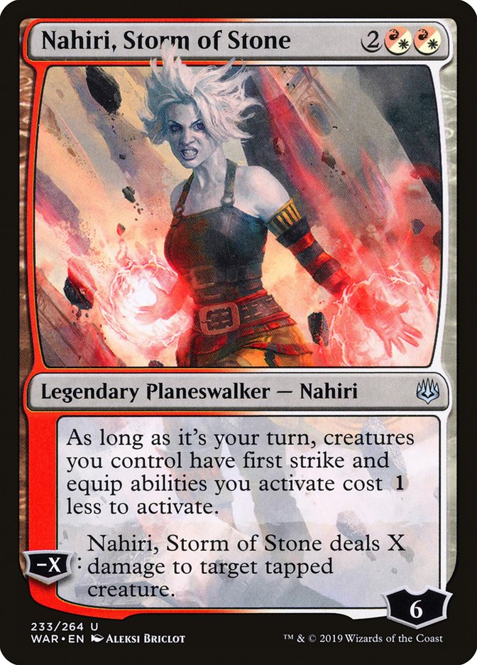 Nahiri, Storm of Stone [War of the Spark] | Galaxy Games LLC