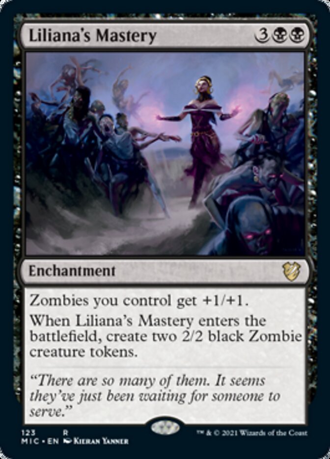 Liliana's Mastery [Innistrad: Midnight Hunt Commander] | Galaxy Games LLC