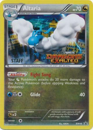 Altaria (BW48) (Staff Prerelease Promo) [Black & White: Black Star Promos] | Galaxy Games LLC