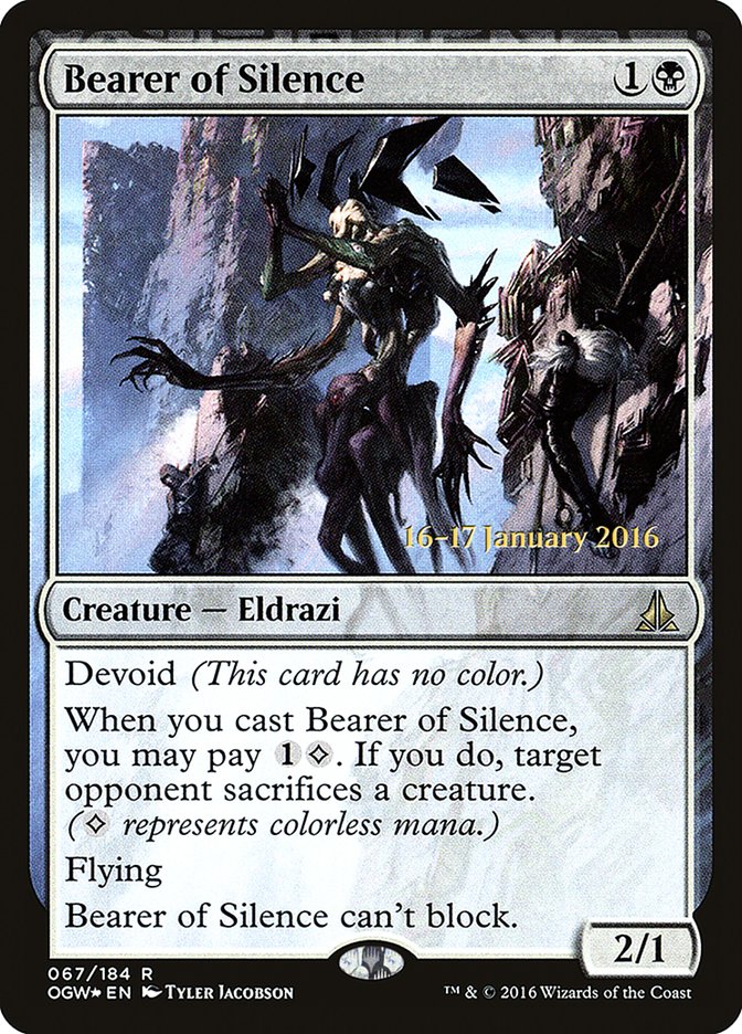 Bearer of Silence [Oath of the Gatewatch Prerelease Promos] | Galaxy Games LLC