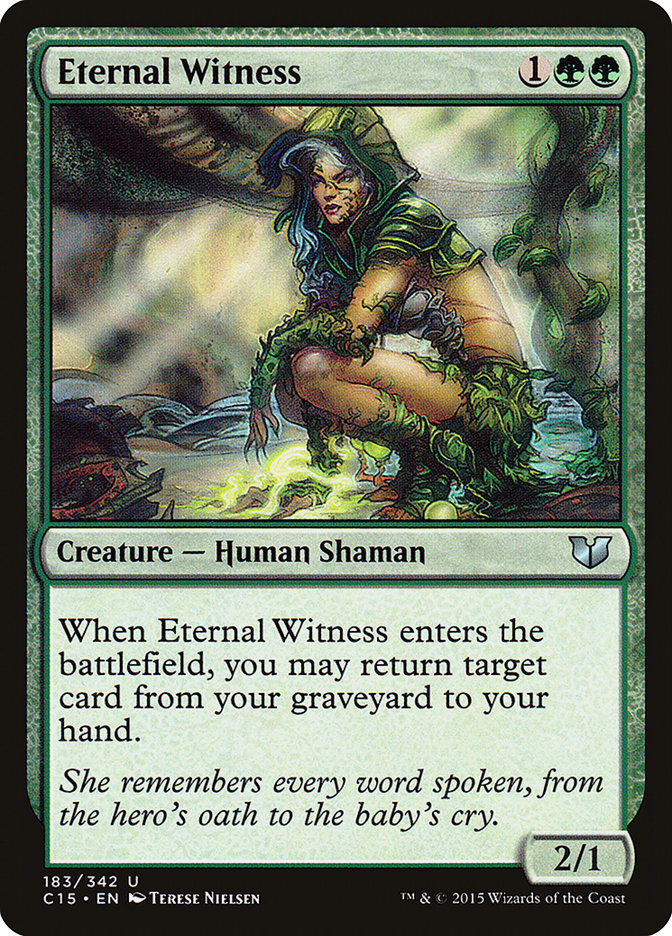 Eternal Witness [Commander 2015] | Galaxy Games LLC