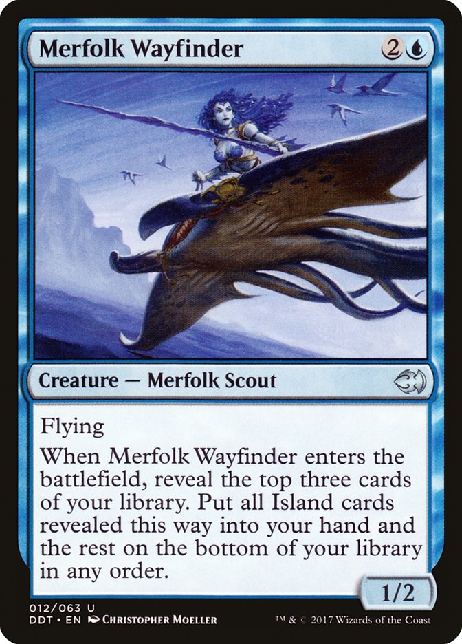 Merfolk Wayfinder [Duel Decks: Merfolk vs. Goblins] | Galaxy Games LLC