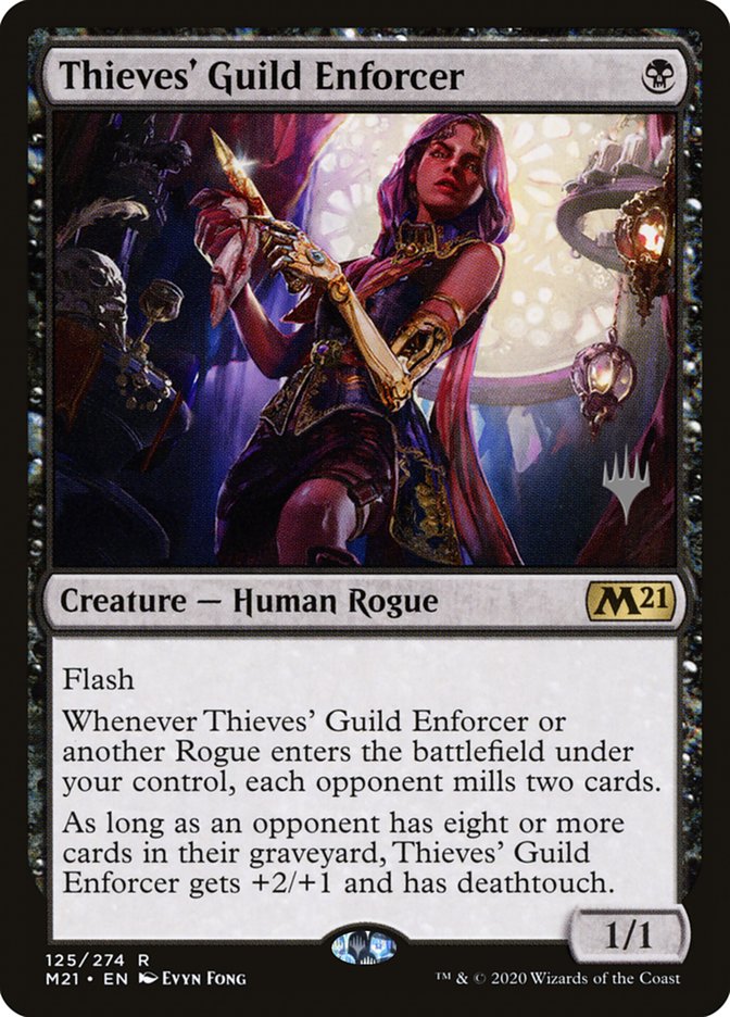 Thieves' Guild Enforcer (Promo Pack) [Core Set 2021 Promos] | Galaxy Games LLC