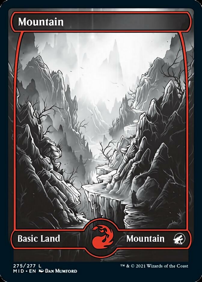 Mountain (275) [Innistrad: Midnight Hunt] | Galaxy Games LLC