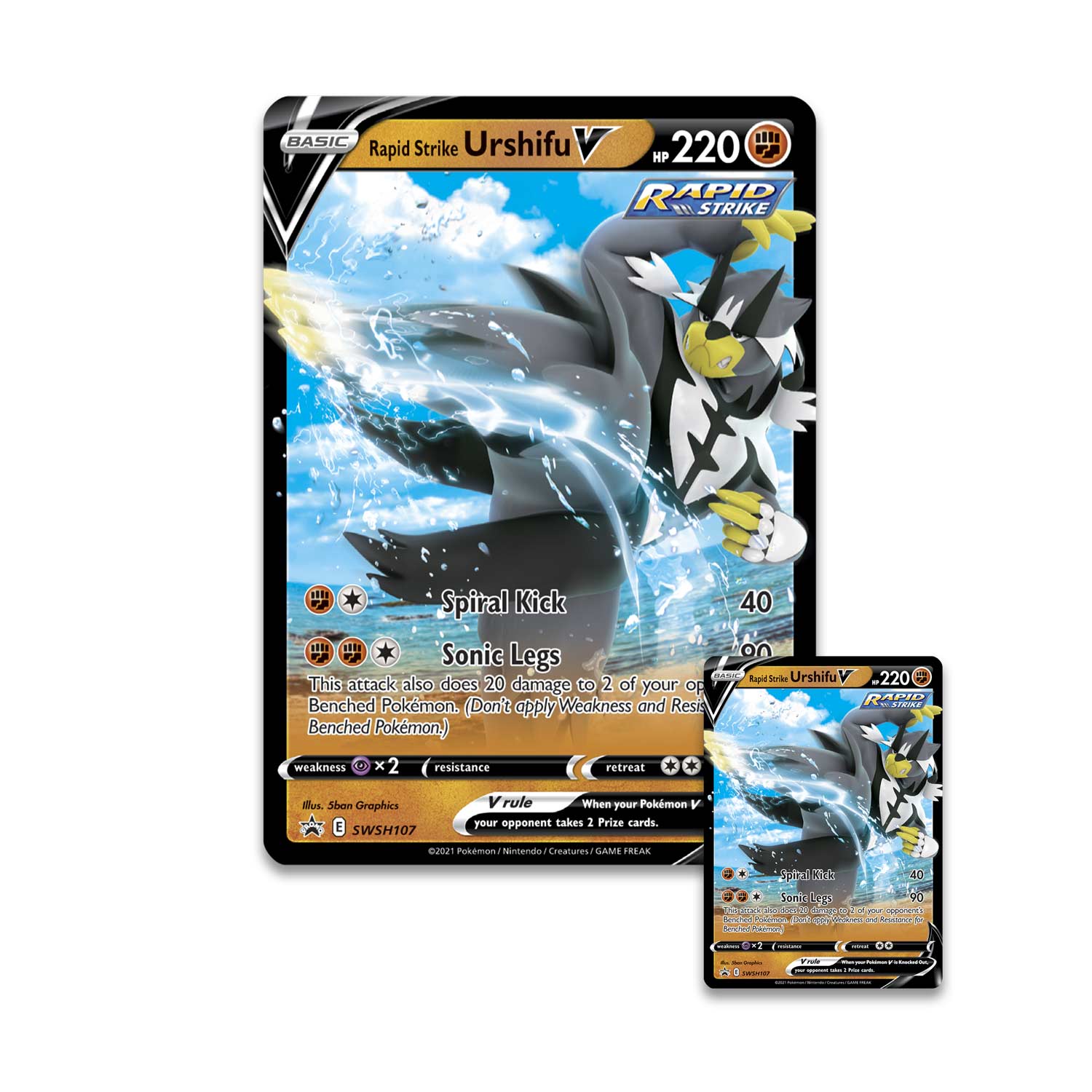 Sword & Shield: Battle Styles - Rapid Strike Urshifu V Box | Galaxy Games LLC