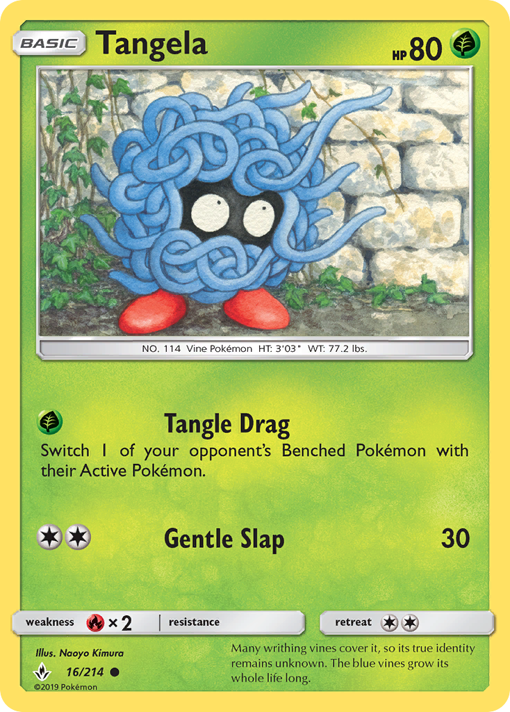 Tangela (16/214) [Sun & Moon: Unbroken Bonds] | Galaxy Games LLC