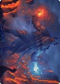 Aegar, the Freezing Flame Art Card [Kaldheim Art Series] | Galaxy Games LLC