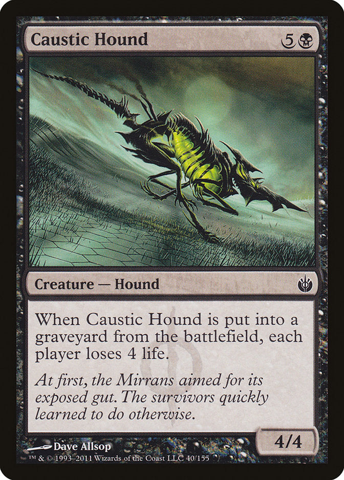 Caustic Hound [Mirrodin Besieged] | Galaxy Games LLC