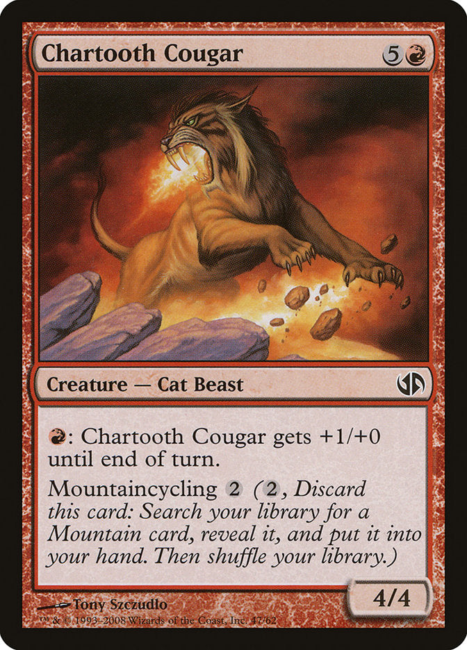 Chartooth Cougar [Duel Decks: Jace vs. Chandra] | Galaxy Games LLC