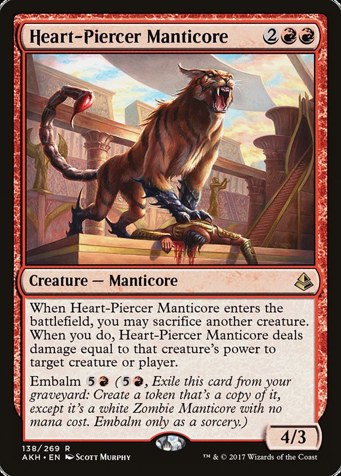 Heart-Piercer Manticore [Amonkhet] | Galaxy Games LLC