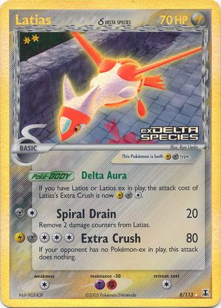 Latias (8/113) (Delta Species) (Stamped) [EX: Delta Species] | Galaxy Games LLC