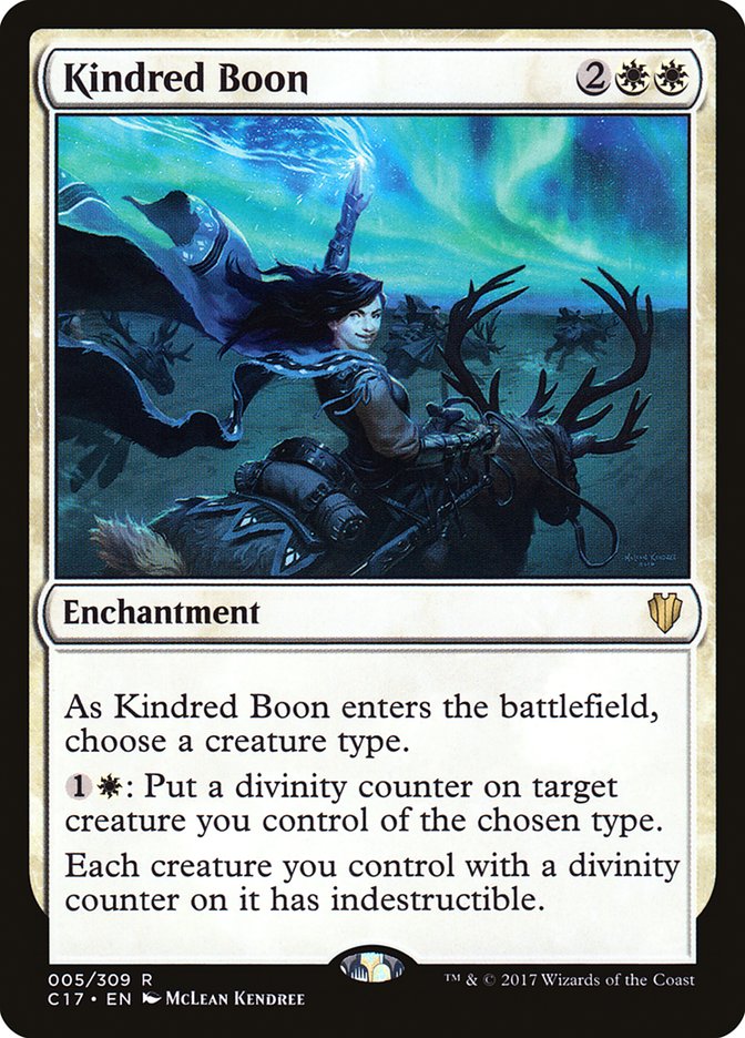 Kindred Boon [Commander 2017] | Galaxy Games LLC
