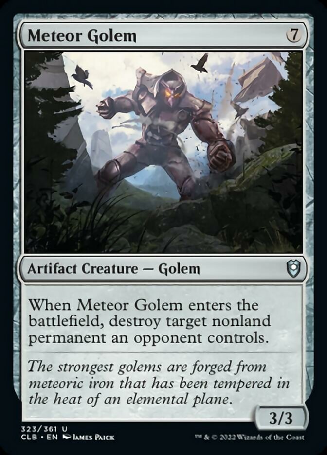 Meteor Golem [Commander Legends: Battle for Baldur's Gate] | Galaxy Games LLC