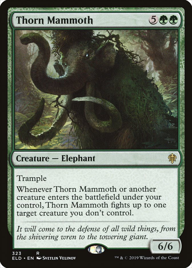 Thorn Mammoth [Throne of Eldraine] | Galaxy Games LLC