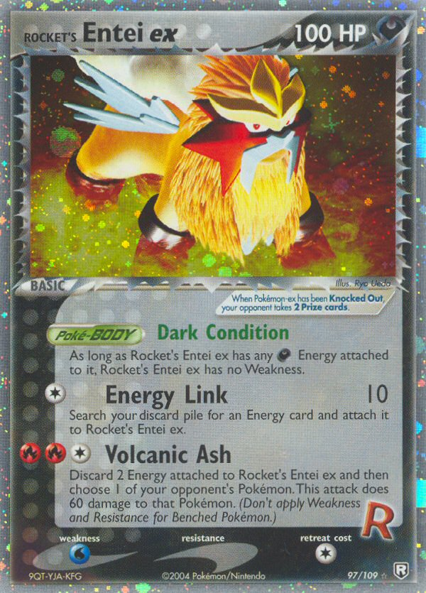 Rocket's Entei ex (97/109) [EX: Team Rocket Returns] | Galaxy Games LLC