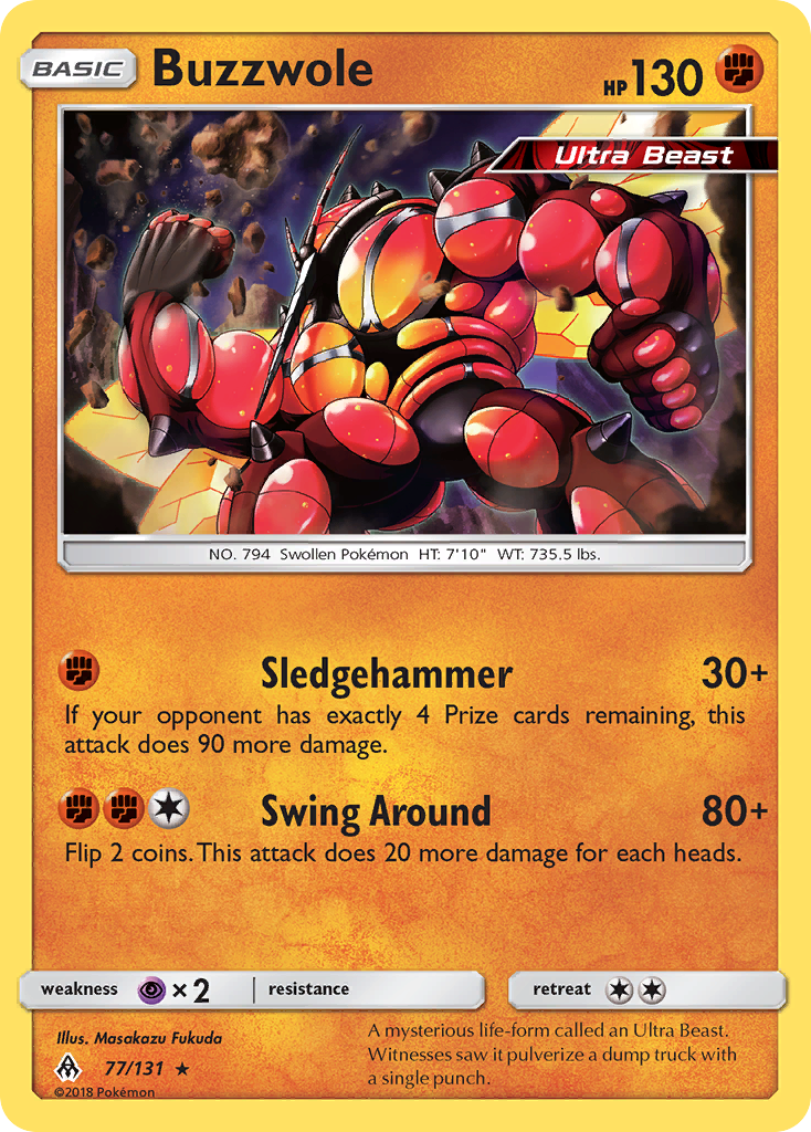 Buzzwole (77/131) [Sun & Moon: Forbidden Light] | Galaxy Games LLC