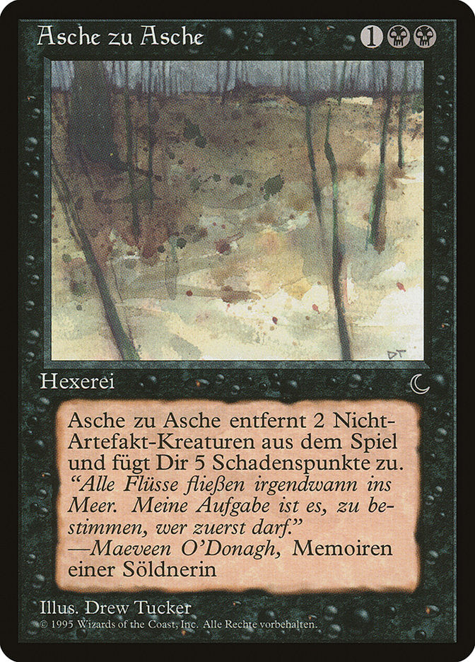 Ashes to Ashes (German) - "Asche zu Asche" [Renaissance] | Galaxy Games LLC