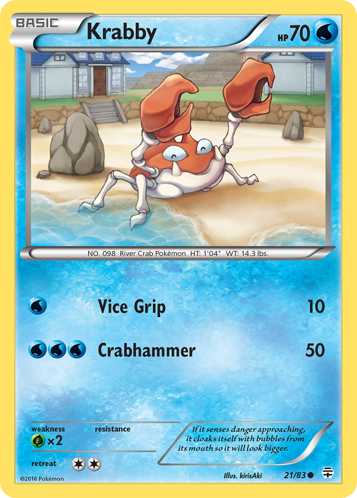 Krabby (21/83) [XY: Generations] | Galaxy Games LLC