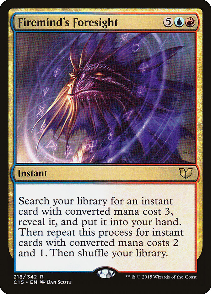 Firemind's Foresight [Commander 2015] | Galaxy Games LLC