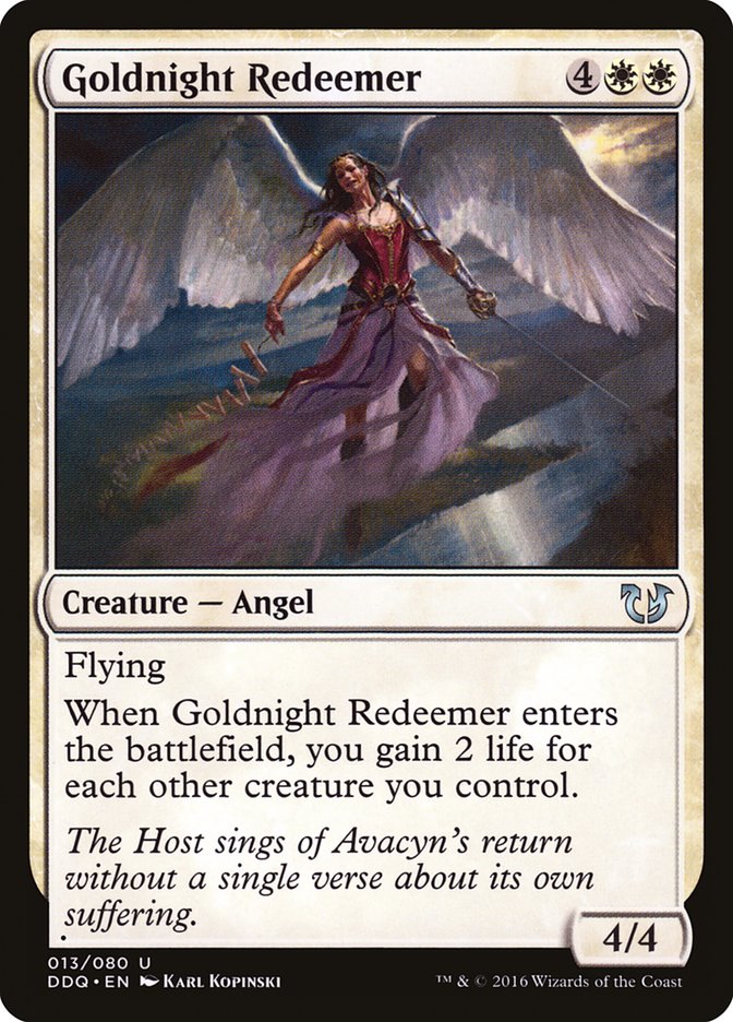 Goldnight Redeemer [Duel Decks: Blessed vs. Cursed] | Galaxy Games LLC